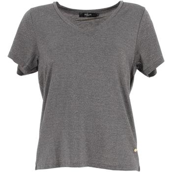 Vêtements Femme T-shirts manches courtes Deeluxe Glowy to w Gris