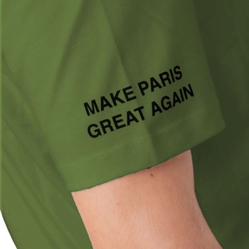 GaËlle Paris T-shirt en jersey avec logo caoutchout Vert