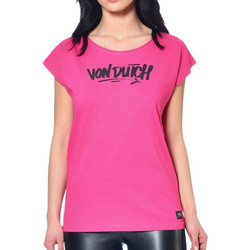 Vêtements VAUDE T-shirts manches courtes Von Dutch VD/TRC/NLOGO Rose