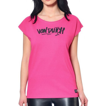 Vêtements Femme T-shirts manches courtes Von Dutch VD/TRC/NLOGO Rose