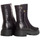 Chaussures Femme Bottines Reqin's Boots pitch cuir Noir