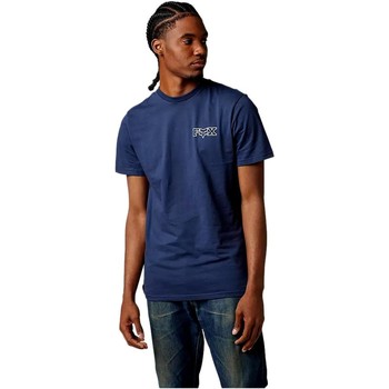 Vêtements Homme T-shirts manches courtes Fox CAMISETA AZUL HOMBRE FOX OUT AND ABOUT 29785 Bleu