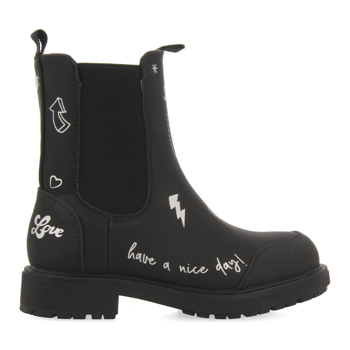Chaussures Fille Bottes Gioseppo clane Noir