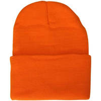 Accessoires textile Chapeaux Chapeau-Tendance Bonnet uni BERNE Orange