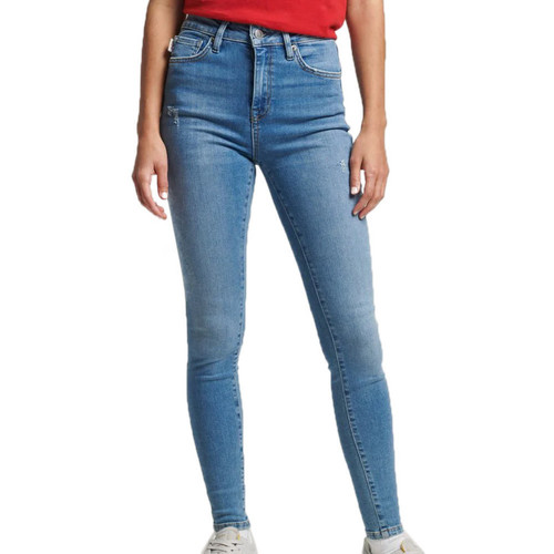 Vêtements Femme Jeans skinny Superdry W7010644A Bleu