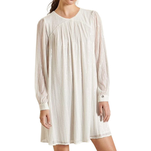 Vêtements Femme Robes Superdry W8010963A Blanc