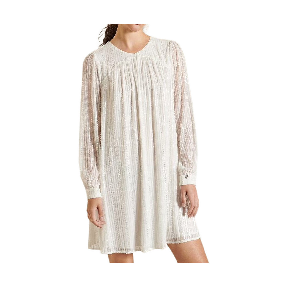 Vêtements Femme Robes courtes Superdry W8010963A Blanc