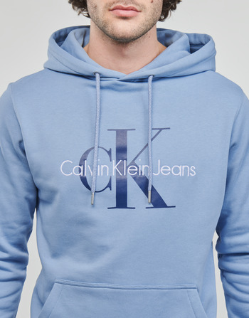 Calvin Klein Jeans MONOLOGO REGULAR HOODIE Bleu