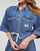 Vêtements Femme Robes courtes Calvin Klein Jeans UTILITY BELTED SHIRT DRESS Jean