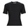 Vêtements Femme T-shirts manches courtes Calvin Klein Jeans RIB SHORT SLEEVE TEE Noir