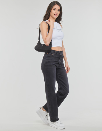 Calvin Klein Jeans ARCHIVAL MONOLOGO RIB TANK TOP Blanc