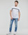Vêtements Homme T-shirts manches courtes Calvin Klein Jeans LOGO TAPE TEE Blanc