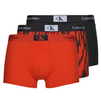 Sous-vêtements Homme Boxers Calvin Klein Jeans TRUNK 3PK X3 Noir / Rouge