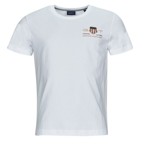 Vêtements Homme T-shirts manches courtes Gant ARCHIVE SHIELD EMB Blanc