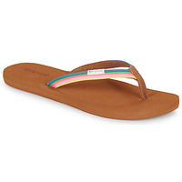 Chaussures Femme Tongs Rip Curl FREEDOM Marron / Multicolore