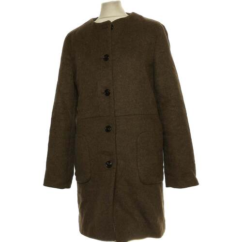 Zara manteau femme 40 - T3 - L Marron Marron - Vêtements Manteaux Femme  24,00 €
