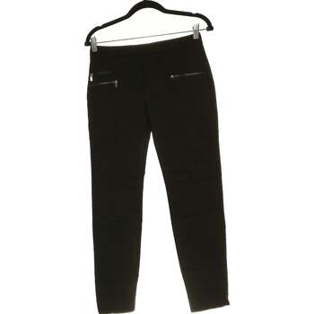 Vêtements Femme Pantalons Mango Pantalon Droit Femme  34 - T0 - Xs Noir