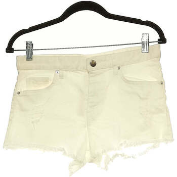 Vêtements Femme Shorts / Bermudas H&M short  36 - T1 - S Blanc Blanc