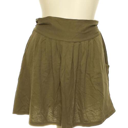 Vêtements Femme Jupes Monoprix jupe courte  34 - T0 - XS Vert Vert