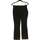 Vêtements Femme Pantalons Mango pantalon droit femme  34 - T0 - XS Noir Noir