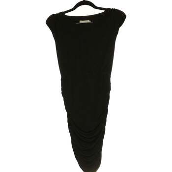 robe sandro  robe mi-longue  36 - t1 - s noir 