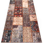 Tapis ANTIKA ancient rust, patchwork moderne, lava 160x220 cm