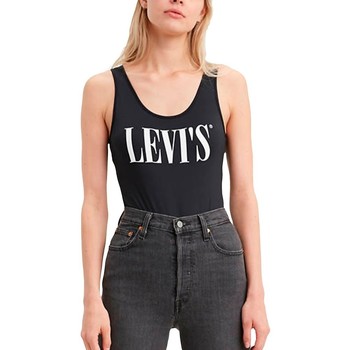 Vêtements Femme Débardeurs / T-shirts sans manche Levi's Bodysuit graphic Noir
