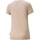 Vêtements Femme T-shirts manches courtes Puma Ess Metallic Logo Tee Beige