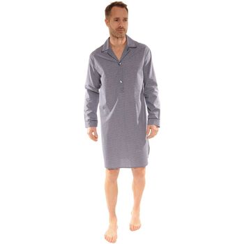 Vêtements Homme Pyjamas / Chemises de nuit Pilus CHEMISE DE NUIT. TELIO BLEU