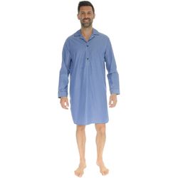 Vêtements Homme Pyjamas / Chemises de nuit Le Pyjama Français CHEMISE DE NUIT VILLEREST Bleu