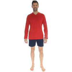 Vêtements Homme Pyjamas / Chemises de nuit Le Pyjama Français HAUT AMBIERLE Rouge
