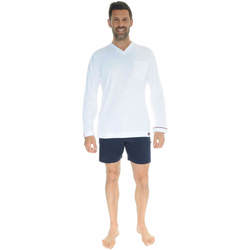 Vêtements Homme Pyjamas / Chemises de nuit Le Pyjama Français AMBIERLE Blanc