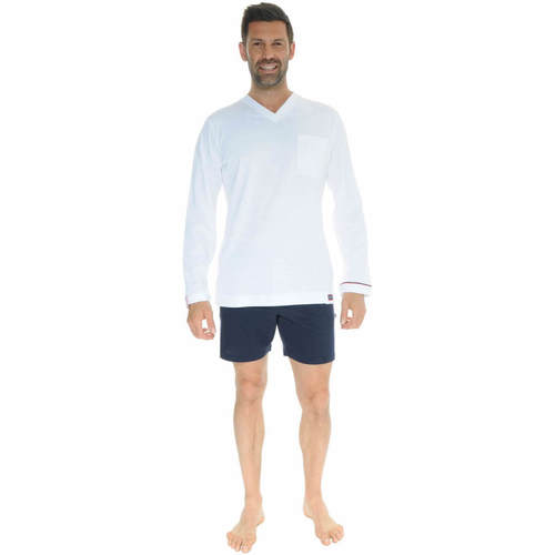 Vêtements Homme Pyjamas / Chemises de nuit La Fiancee Du Me AMBIERLE Blanc