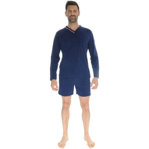Vêtements Homme Pyjamas / Chemises de nuit La Fiancee Du Me RENAISON Bleu