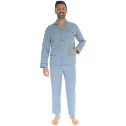 Vêtements Homme Pyjamas / Chemises de nuit Le Pyjama Français PYJAMA TAILLEUR CHARLIEU Bleu