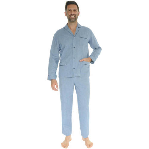 Vêtements Homme Pyjamas / Chemises de nuit Le Pyjama Français CHARLIEU Bleu