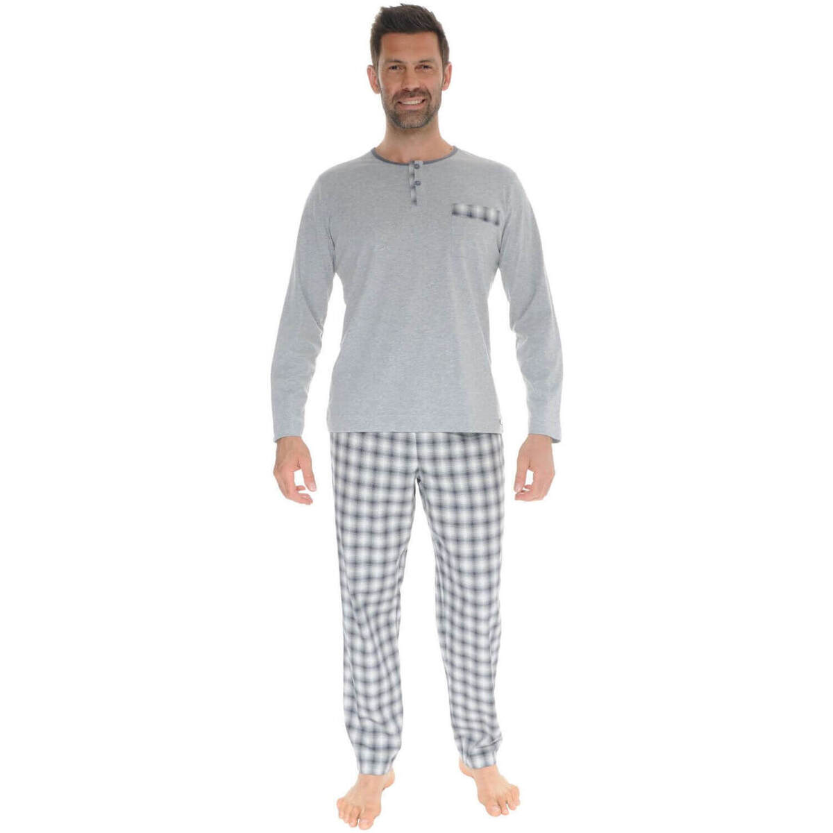 Vêtements Homme Pyjamas / Chemises de nuit Pilus LEDONIS Gris