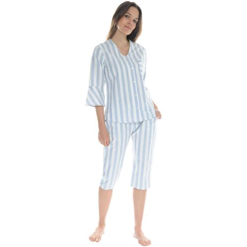 Vêtements Femme Pyjamas / Chemises de nuit Pilus PYJAMA HARRIET Bleu