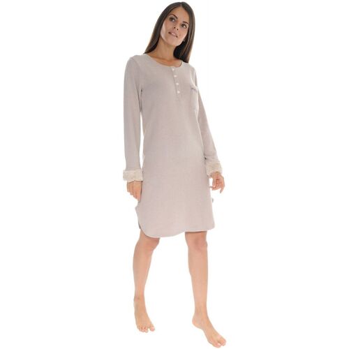 Vêtements Femme Pyjamas / Chemises de nuit Pilus CHEMISE DE NUIT KRISTAL Beige