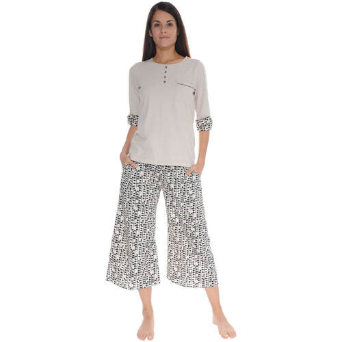 Vêtements Femme Pyjamas / Chemises de nuit Pilus ODALIE Blanc