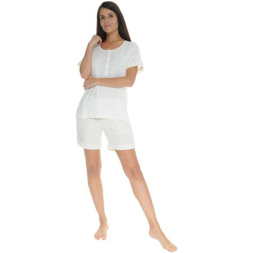 Vêtements Femme Pyjamas / Chemises de nuit Pilus ORLEANE Blanc