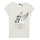 Vêtements Fille T-shirts juniort-shirt manches courtes Ikks XW10132 Blanc