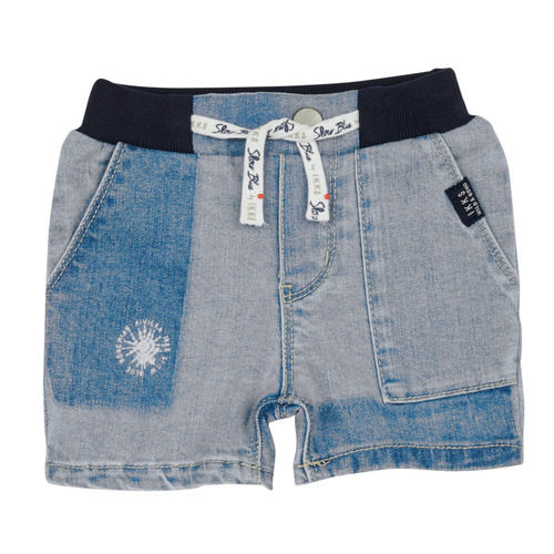 Vêtements Garçon Shorts Blu / Bermudas Ikks XW25011 Jean
