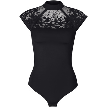 Sous-vêtements Femme Bodys Lisca Body brésilien manches courtes Flamenco Noir