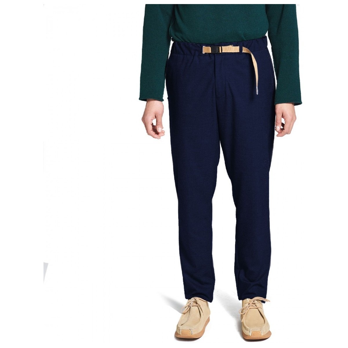 Vêtements Homme polar torsten track pants blue Pantalon Robert Chino en laine mlange Bleu