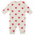 Vêtements Enfant Pyjamas / Chemises de nuit Petit Bateau A00E901 Blanc / Rouge