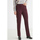 Vêtements Femme Pantalons Charmance by Daxon - Pantalon en maille stature + d'1,60m bordeaux
