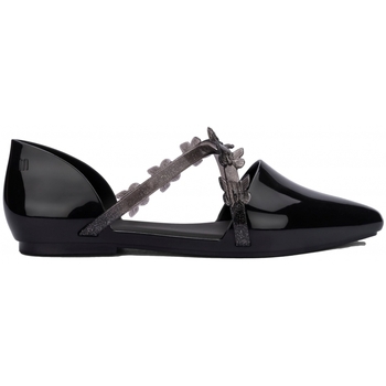 Chaussures Femme The Happy Monk Melissa Sandals Pointy Stripe Fly - Black Noir