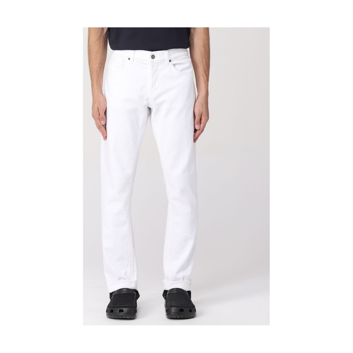 Vêtements Homme Top Jeans Dondup UP232BS0033UDR4000 Blanc