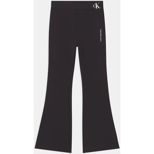 Vêtements Fille Pantalons Calvin Klein JEANS Cargo IG0IG01698-BEH DENIM BLACK Noir